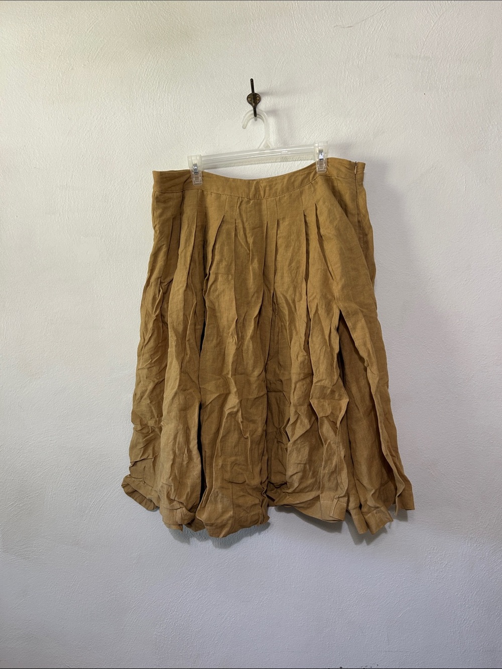 Linennaive Linen Pleated Midi Skirt | Slow Fashion Plus Size